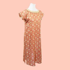 Peach Printed Kurta for Stylish Looks | Muvvas Boutique